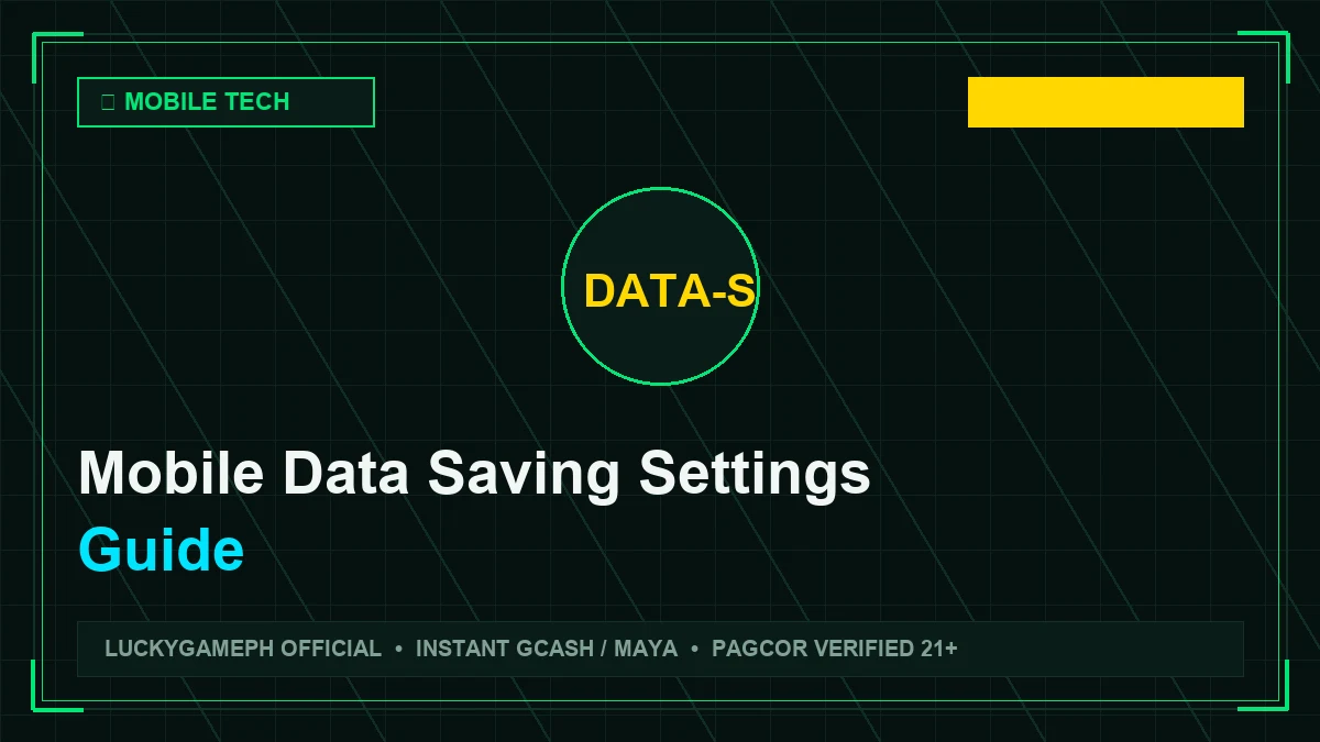Mobile Data Saving Settings