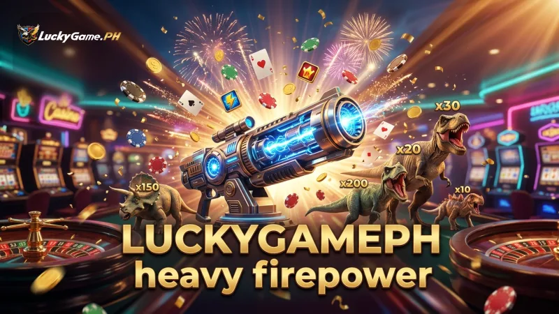Utilize LUCKYGAMEPH's advanced heavy artillery for better returns on big bosses.