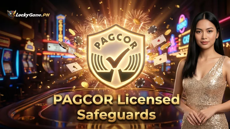 LUCKYGAMEPH's PAGCOR license ensures secure and fair regulated gaming.