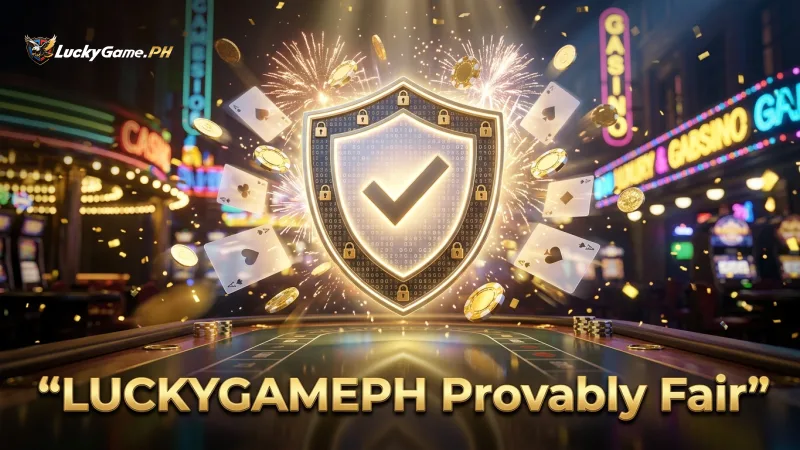Utilize LUCKYGAMEPH's provably fair tools to check game outcomes yourself.
