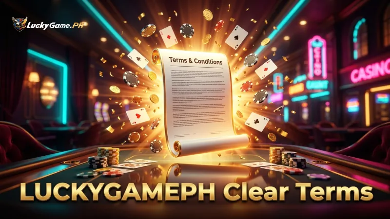 Ensure the bonus terms are clearly presented before claiming any LUCKYGAMEPH offer.