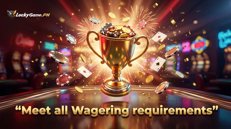 Ensure all Wagering Requirements are met before attempting to cash out your winnings.