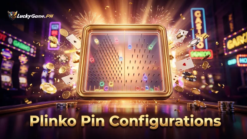 Visualizing how different pin configurations change Plinko ball trajectories and outcomes.