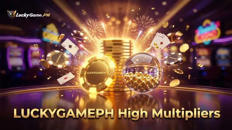 High-risk Plinko delivers bigger multipliers, shown by LUCKYGAMEPH chips.